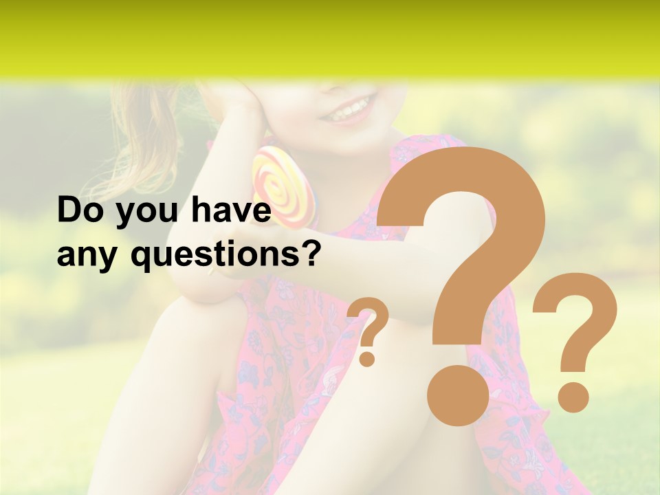 Outdoor Cane Sit PowerPoint Template