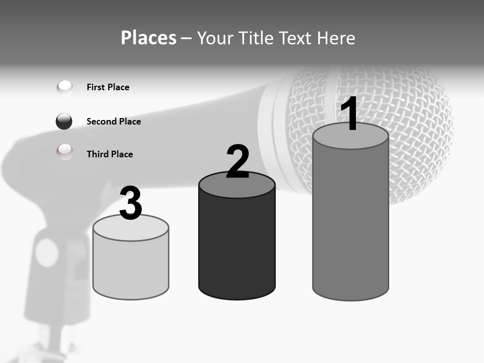 Pop Karaoke Voce PowerPoint Template