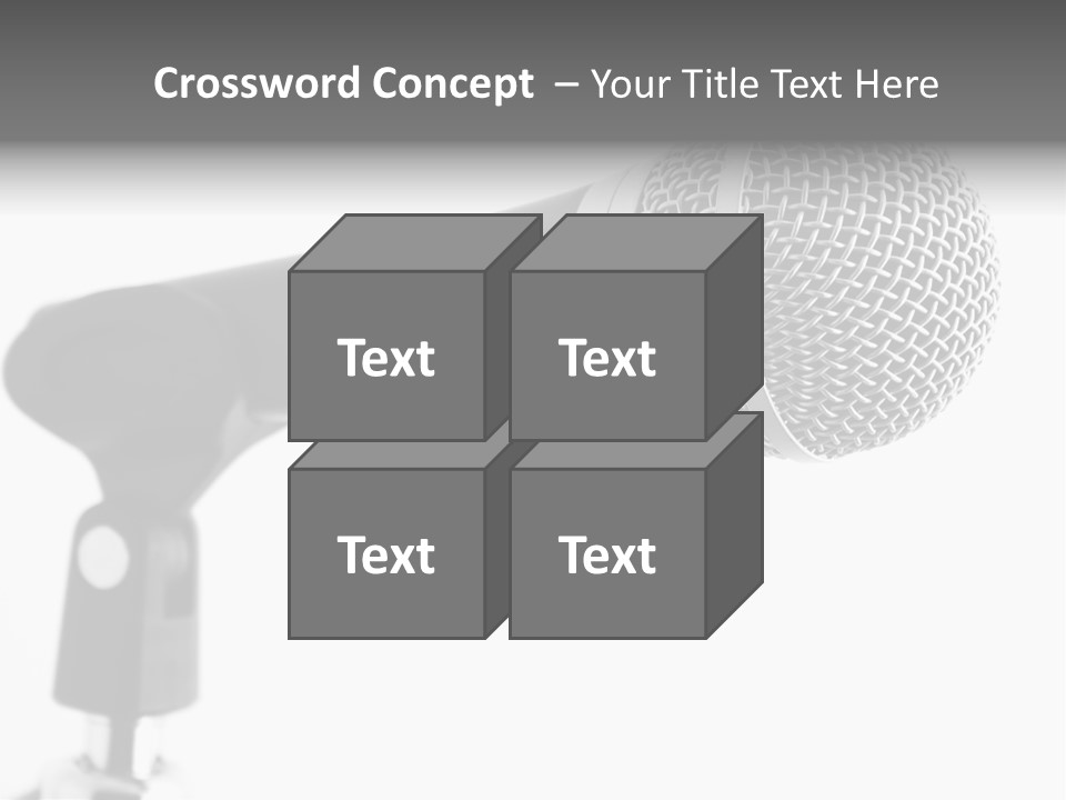 Pop Karaoke Voce PowerPoint Template