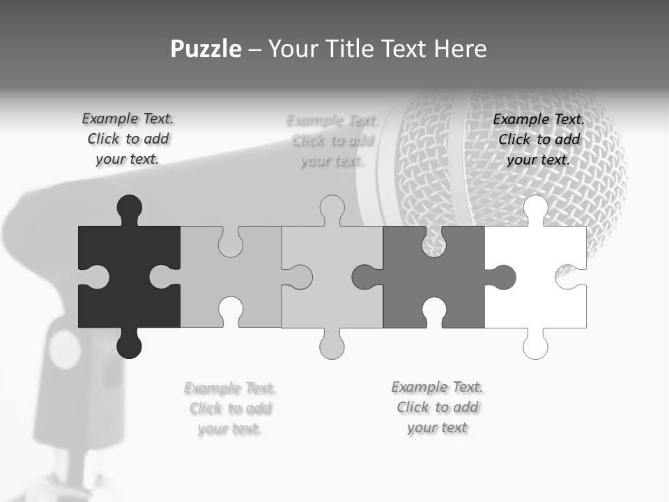 Pop Karaoke Voce PowerPoint Template