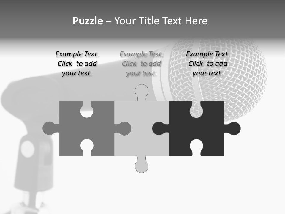 Pop Karaoke Voce PowerPoint Template