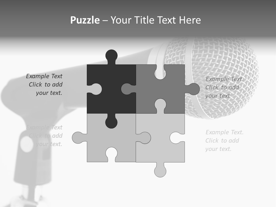 Pop Karaoke Voce PowerPoint Template