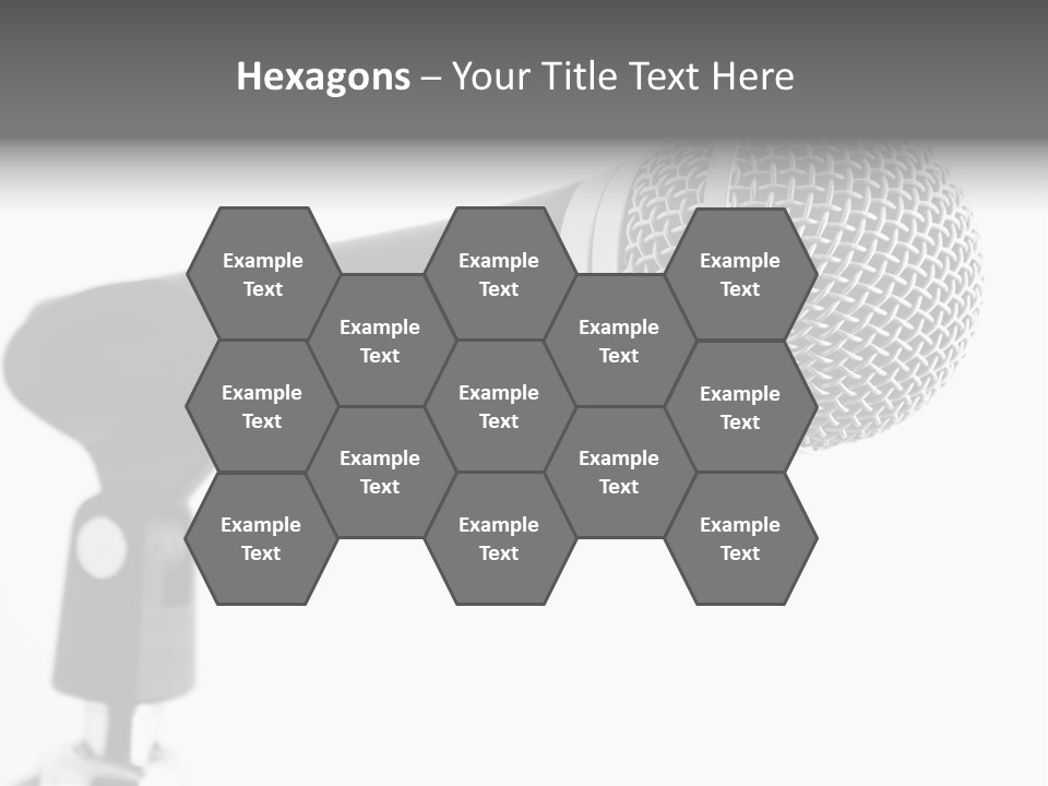 Pop Karaoke Voce PowerPoint Template