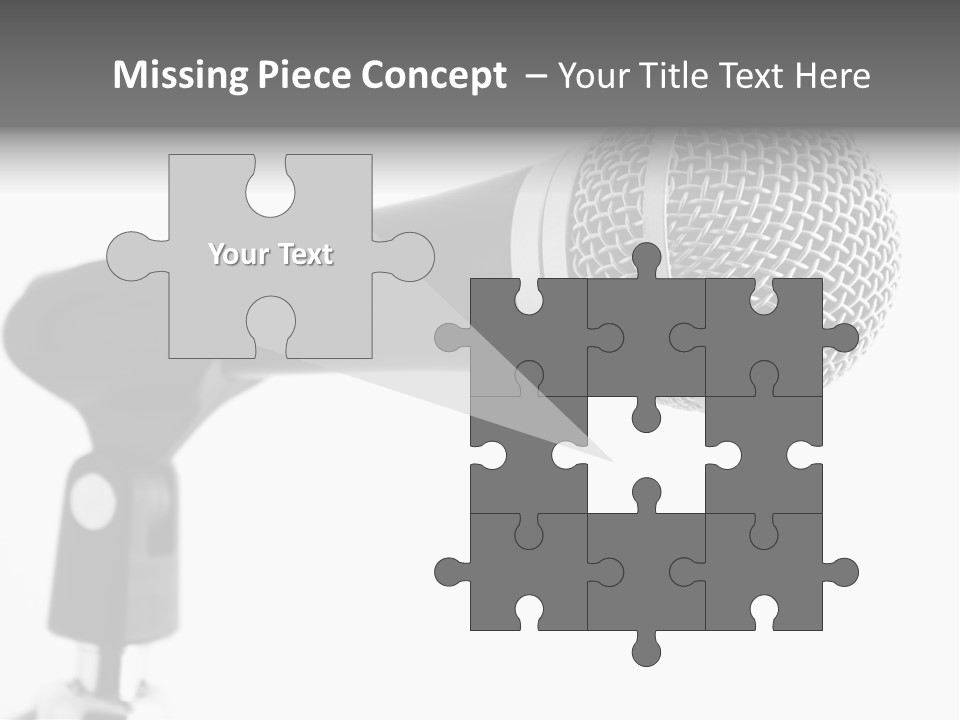 Pop Karaoke Voce PowerPoint Template