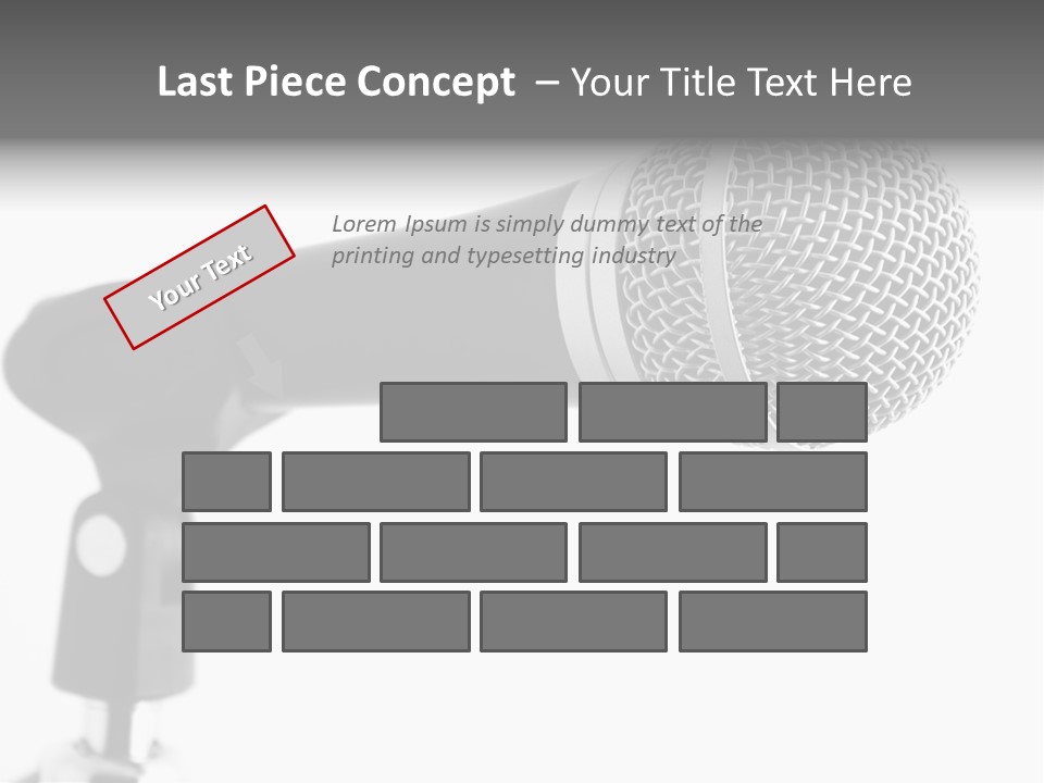 Pop Karaoke Voce PowerPoint Template