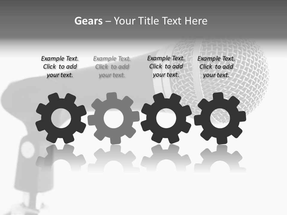 Pop Karaoke Voce PowerPoint Template