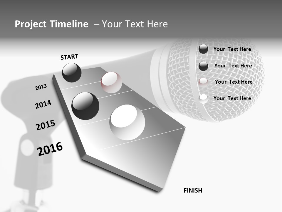 Pop Karaoke Voce PowerPoint Template