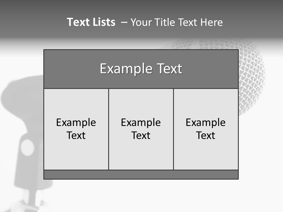 Pop Karaoke Voce PowerPoint Template
