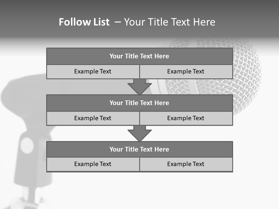 Pop Karaoke Voce PowerPoint Template