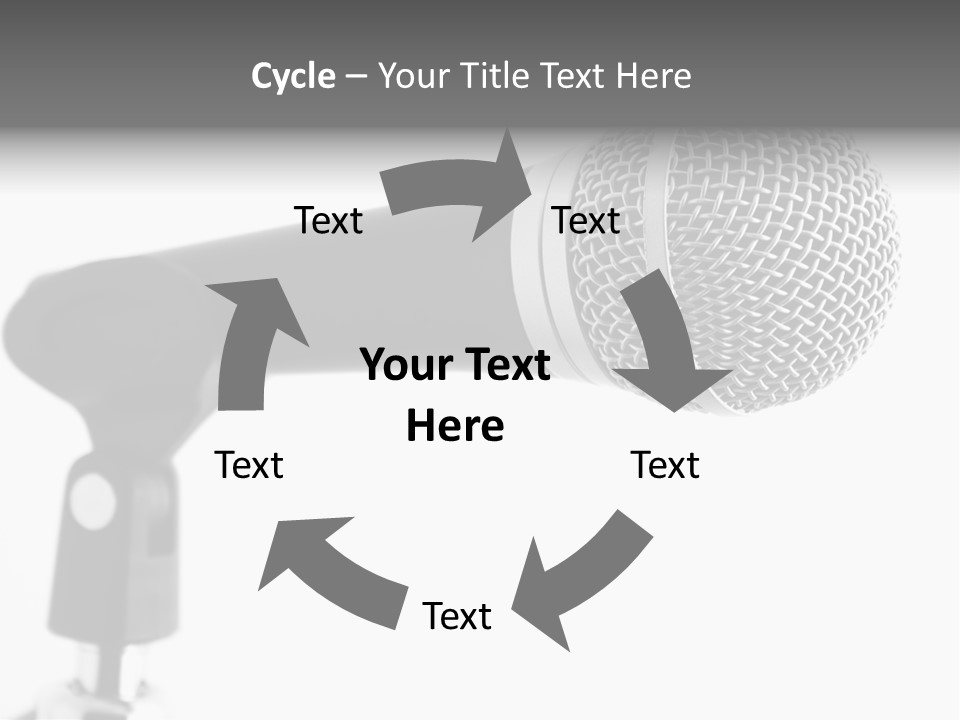 Pop Karaoke Voce PowerPoint Template