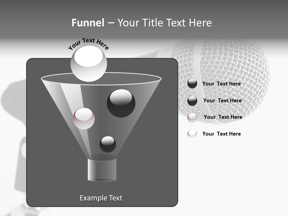 Pop Karaoke Voce PowerPoint Template