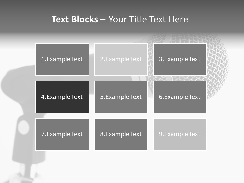 Pop Karaoke Voce PowerPoint Template