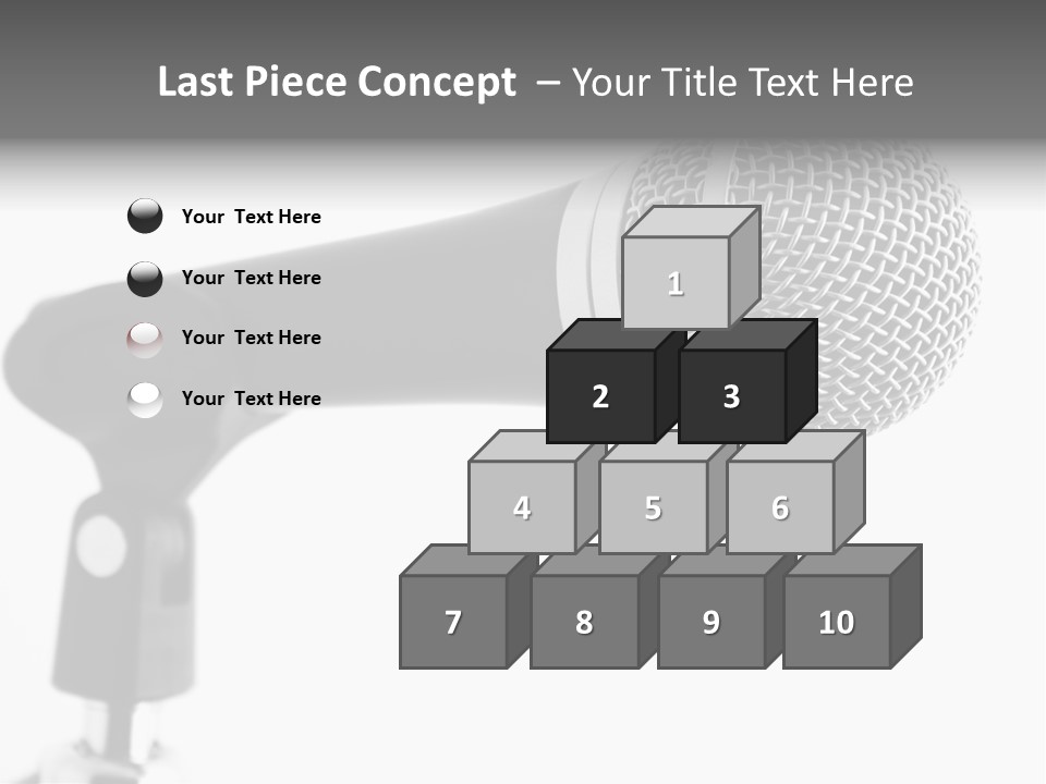 Pop Karaoke Voce PowerPoint Template