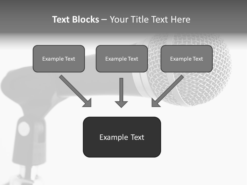 Pop Karaoke Voce PowerPoint Template