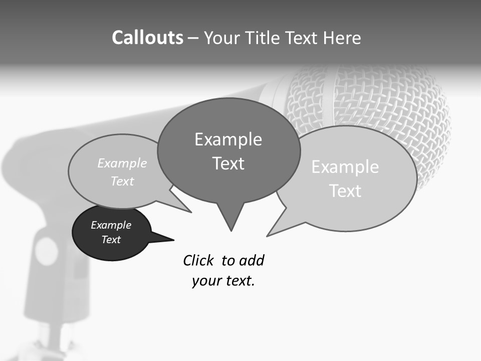 Pop Karaoke Voce PowerPoint Template