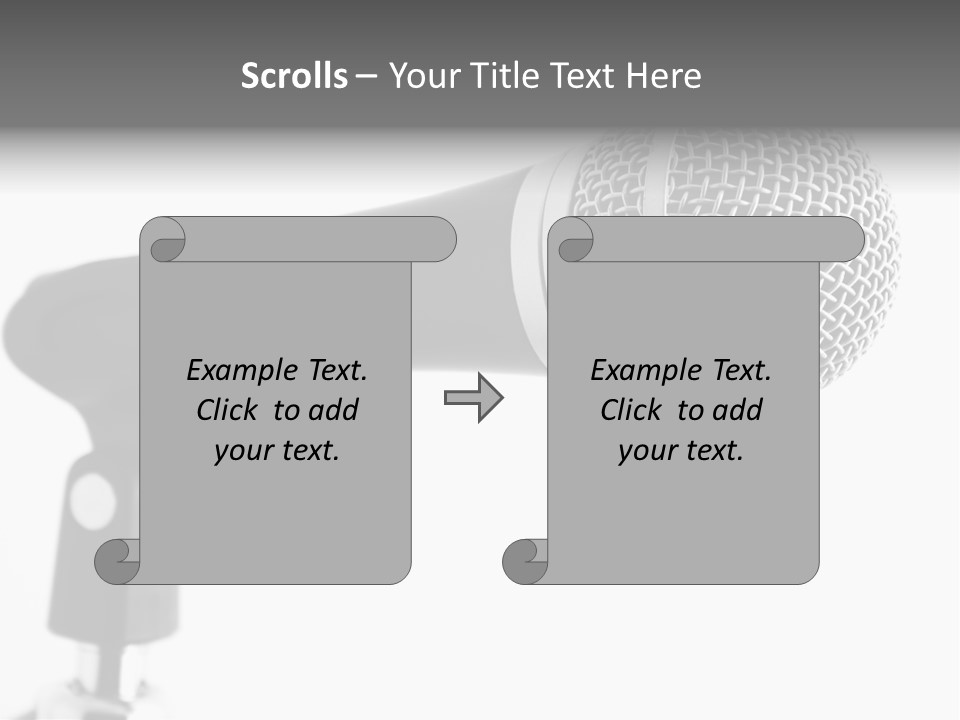 Pop Karaoke Voce PowerPoint Template