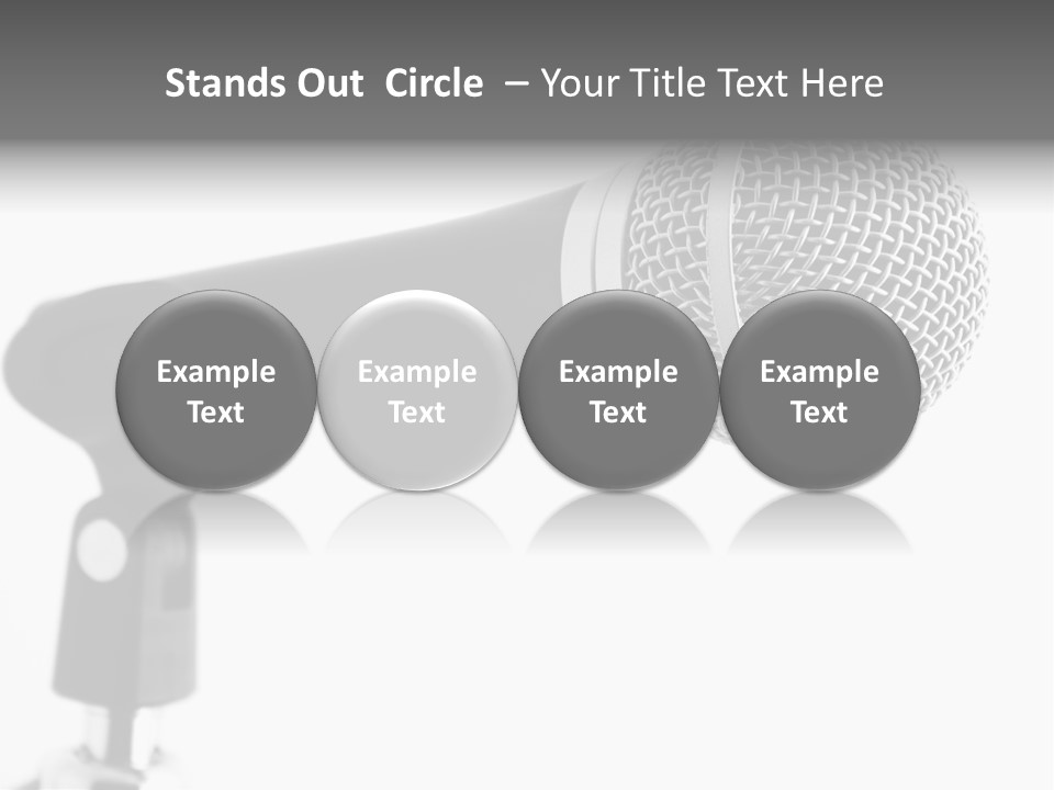 Pop Karaoke Voce PowerPoint Template