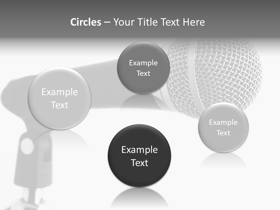 Pop Karaoke Voce PowerPoint Template