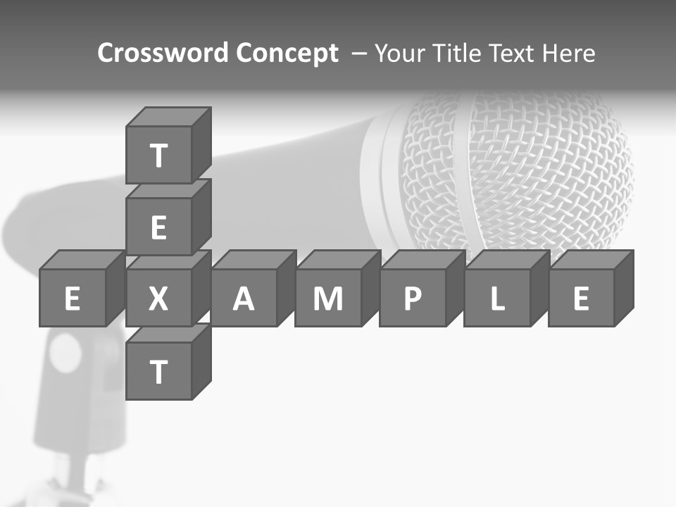 Pop Karaoke Voce PowerPoint Template