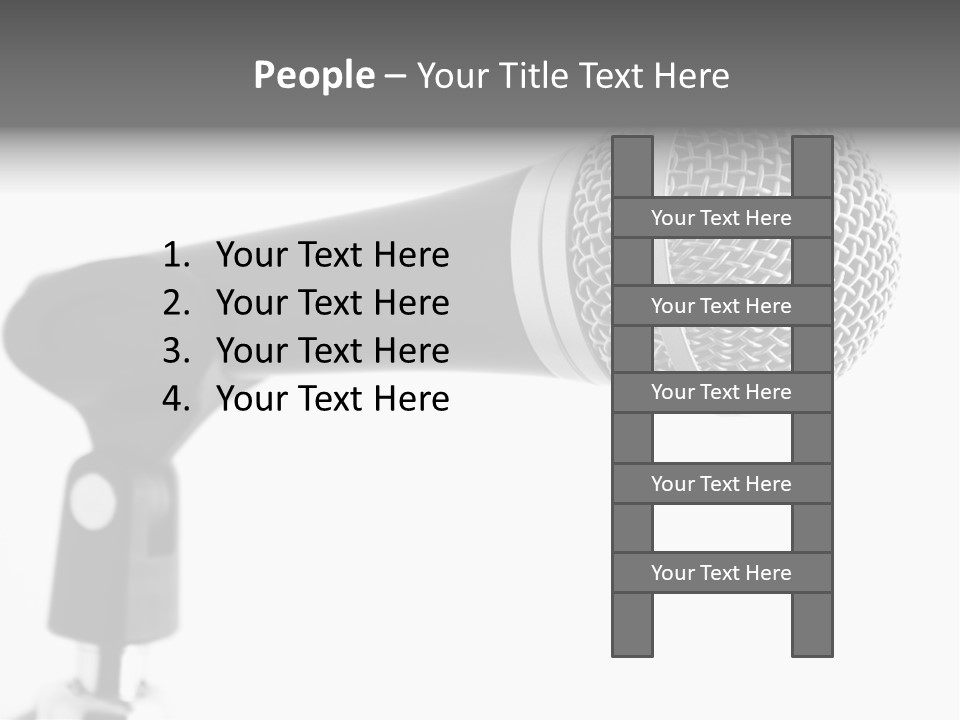 Pop Karaoke Voce PowerPoint Template