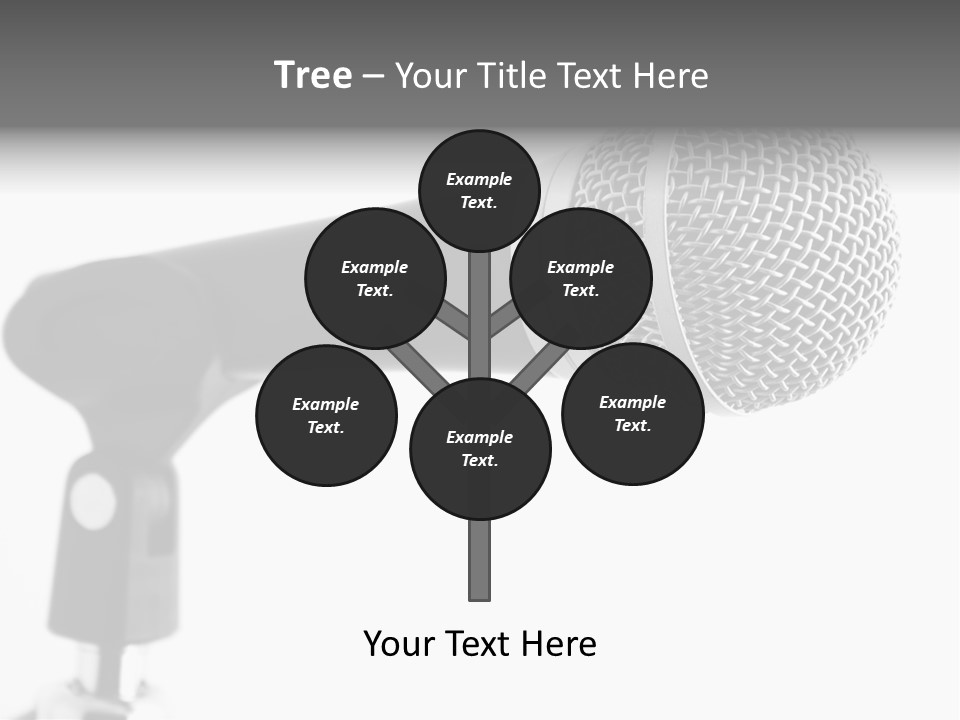 Pop Karaoke Voce PowerPoint Template