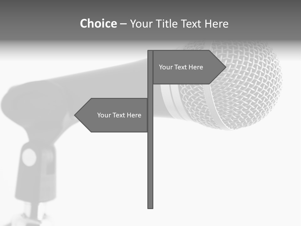 Pop Karaoke Voce PowerPoint Template