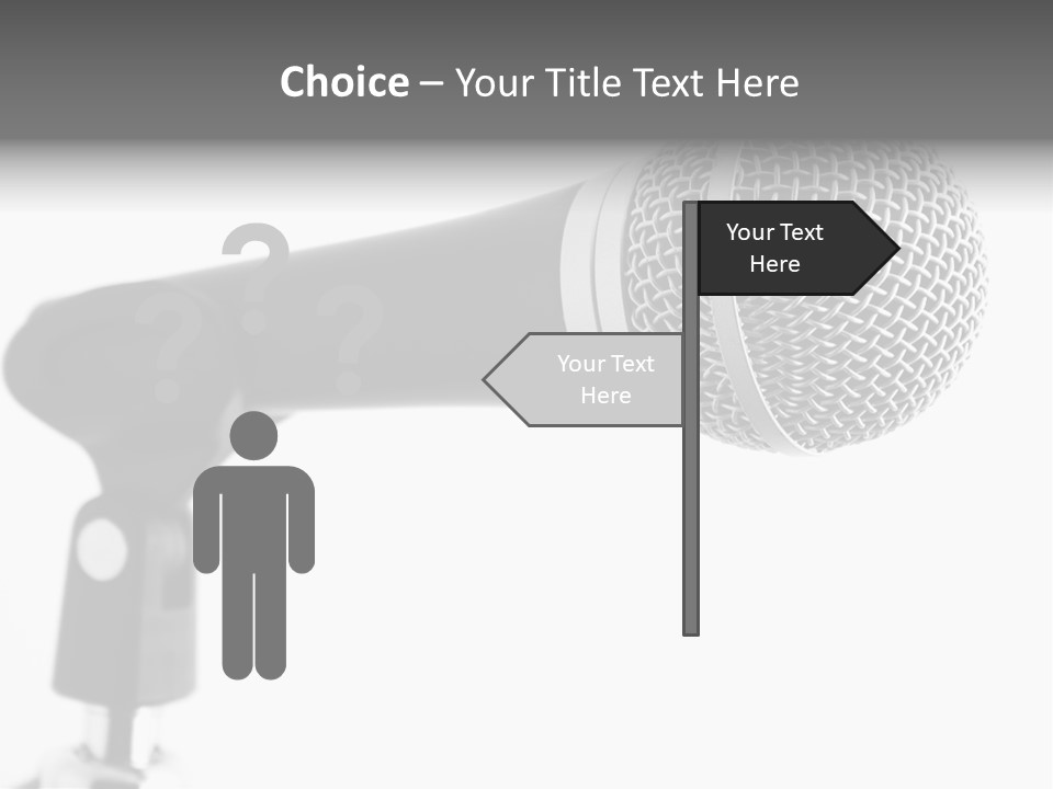Pop Karaoke Voce PowerPoint Template