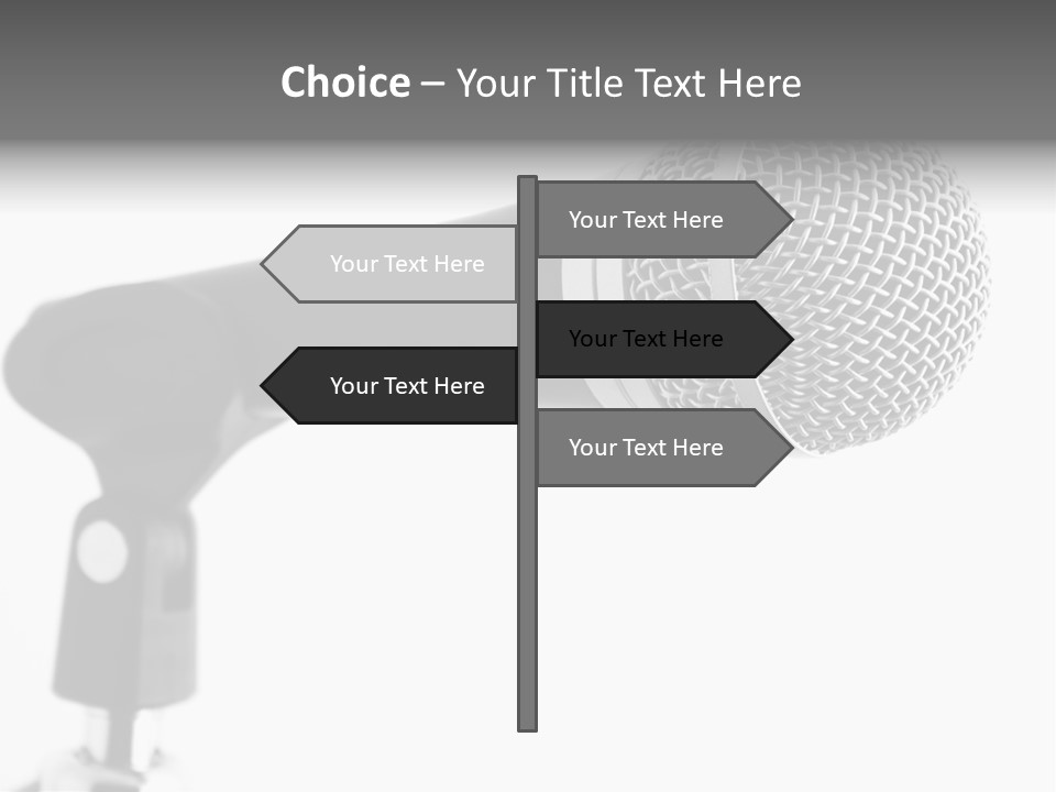 Pop Karaoke Voce PowerPoint Template