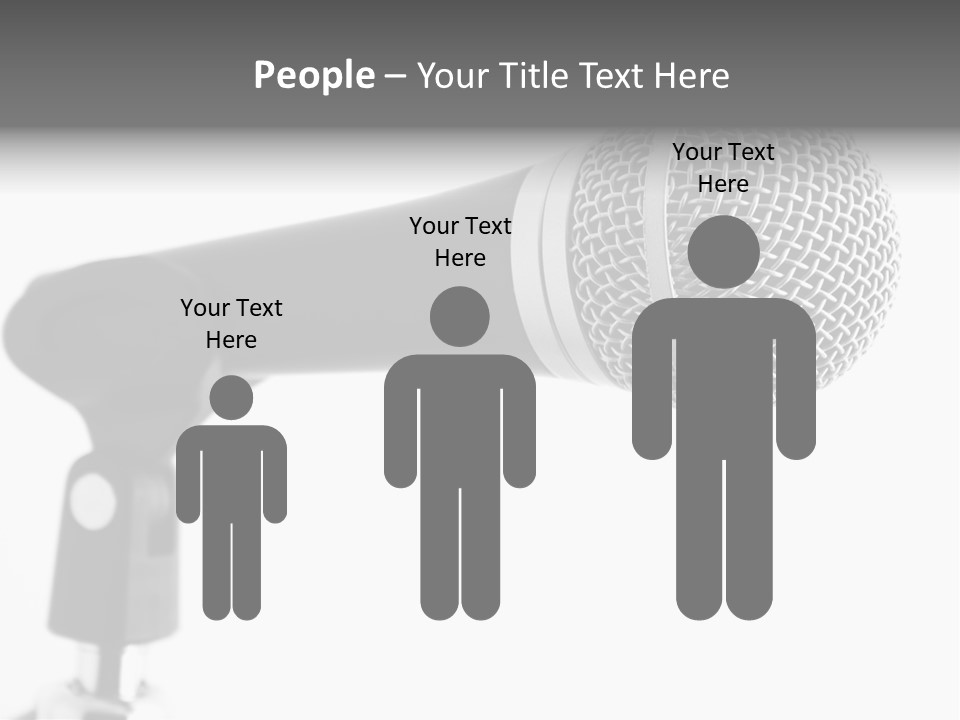 Pop Karaoke Voce PowerPoint Template