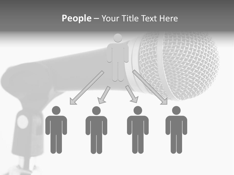 Pop Karaoke Voce PowerPoint Template