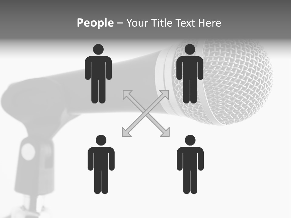 Pop Karaoke Voce PowerPoint Template