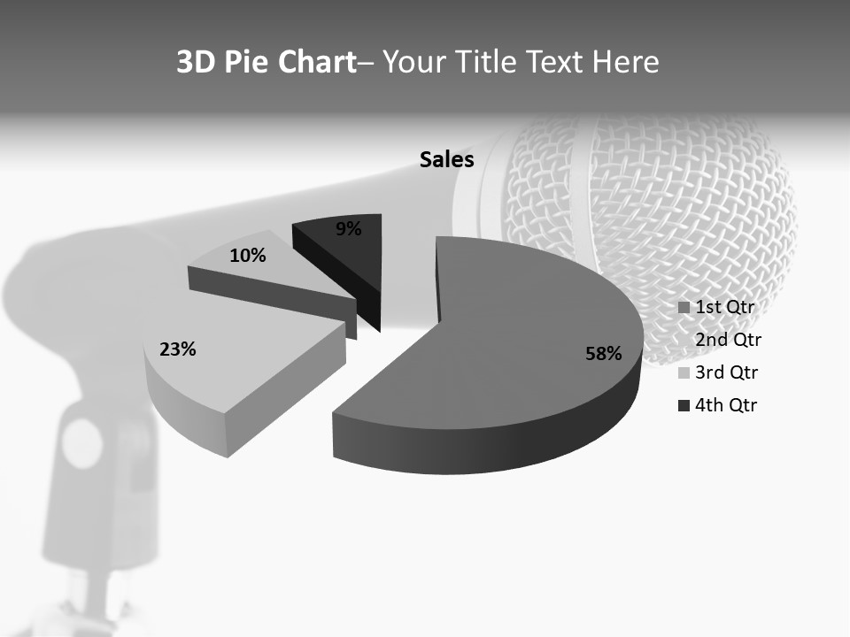 Pop Karaoke Voce PowerPoint Template