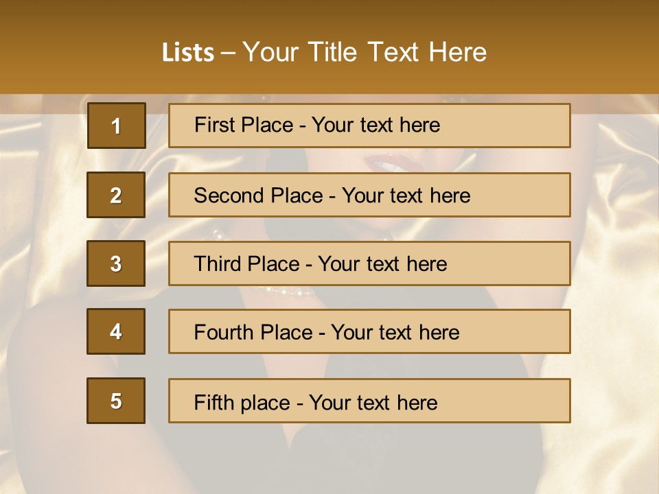 Lady People Lovely PowerPoint Template