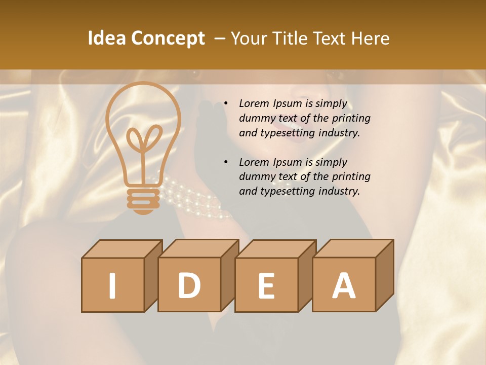 Lady People Lovely PowerPoint Template