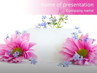 Background Bloom Bright PowerPoint Template