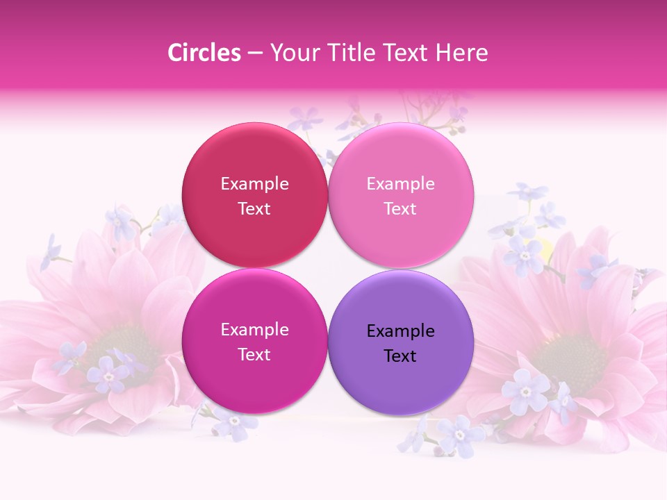 Background Bloom Bright PowerPoint Template