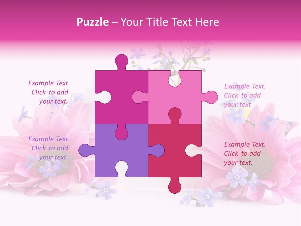 Background Bloom Bright PowerPoint Template