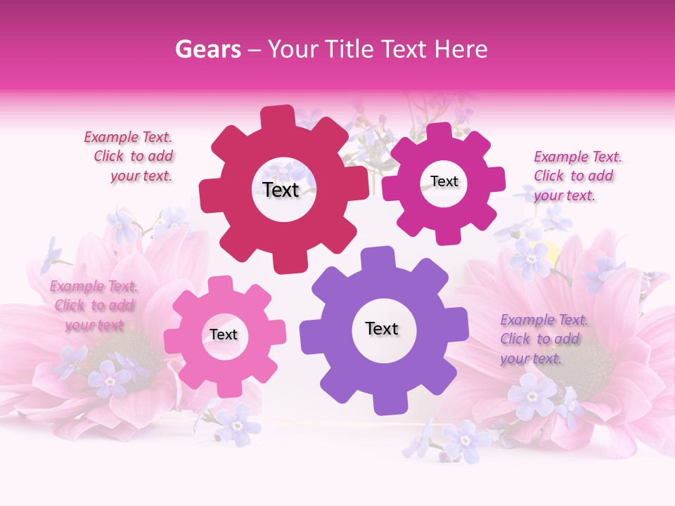 Background Bloom Bright PowerPoint Template