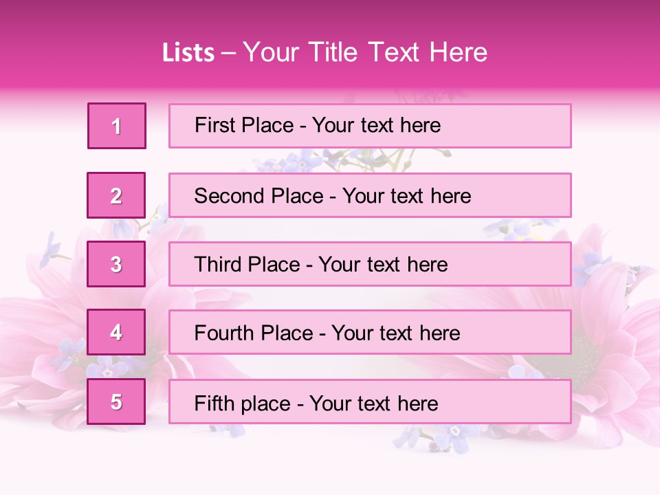 Background Bloom Bright PowerPoint Template