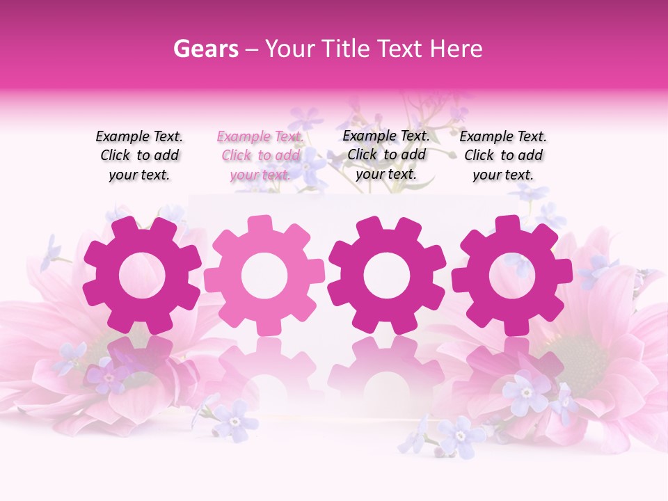 Background Bloom Bright PowerPoint Template