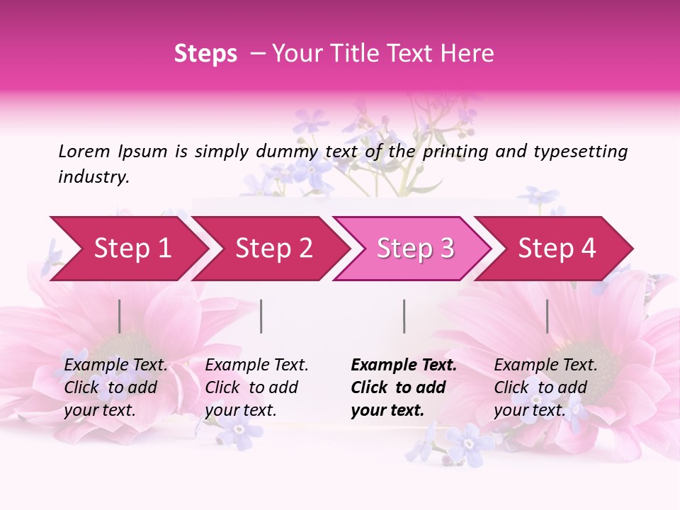 Background Bloom Bright PowerPoint Template