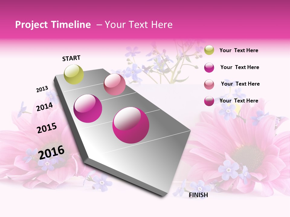 Background Bloom Bright PowerPoint Template