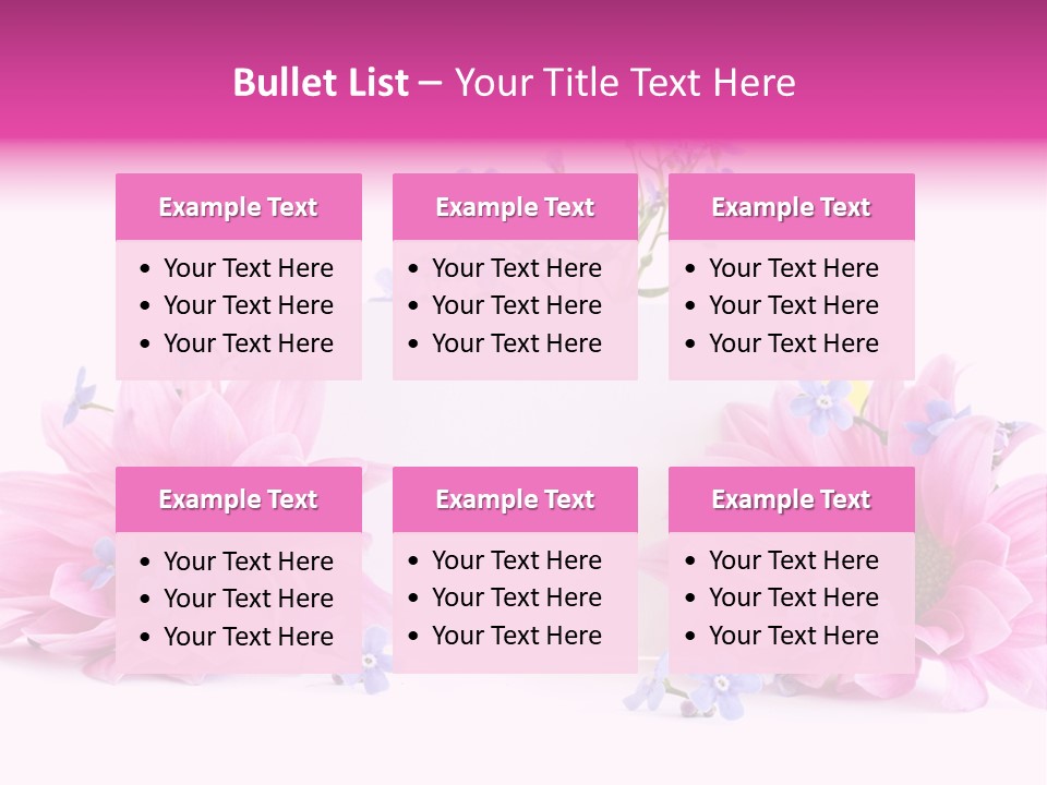 Background Bloom Bright PowerPoint Template