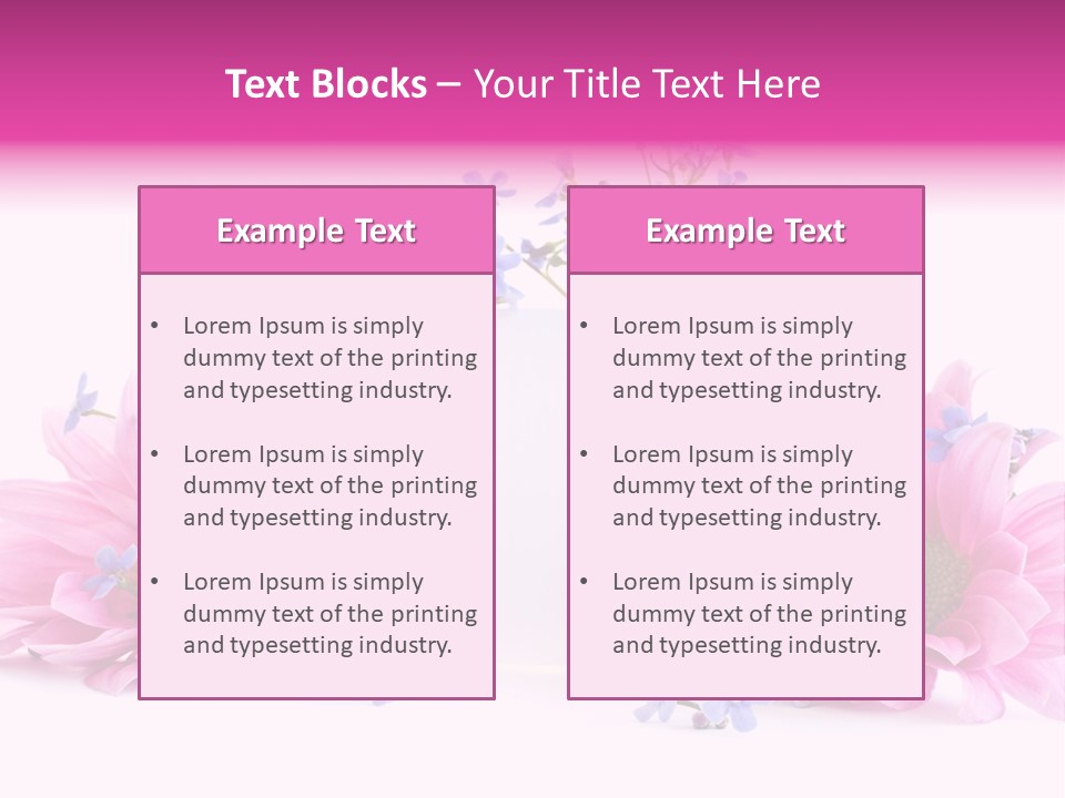 Background Bloom Bright PowerPoint Template