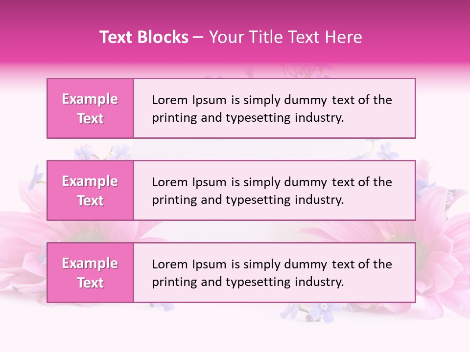 Background Bloom Bright PowerPoint Template