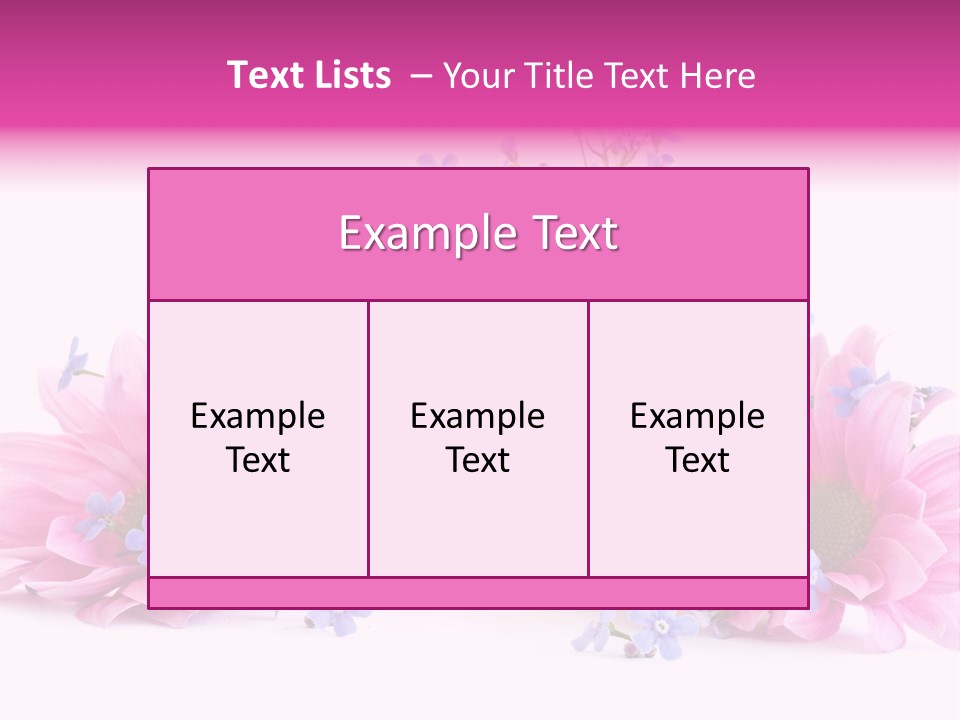 Background Bloom Bright PowerPoint Template