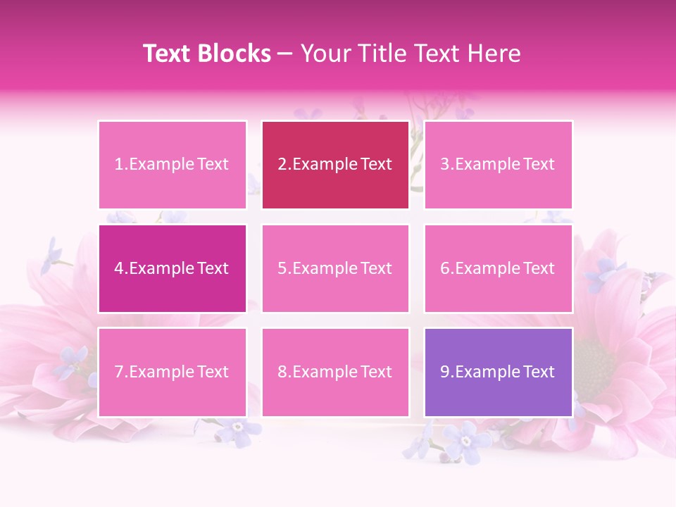 Background Bloom Bright PowerPoint Template