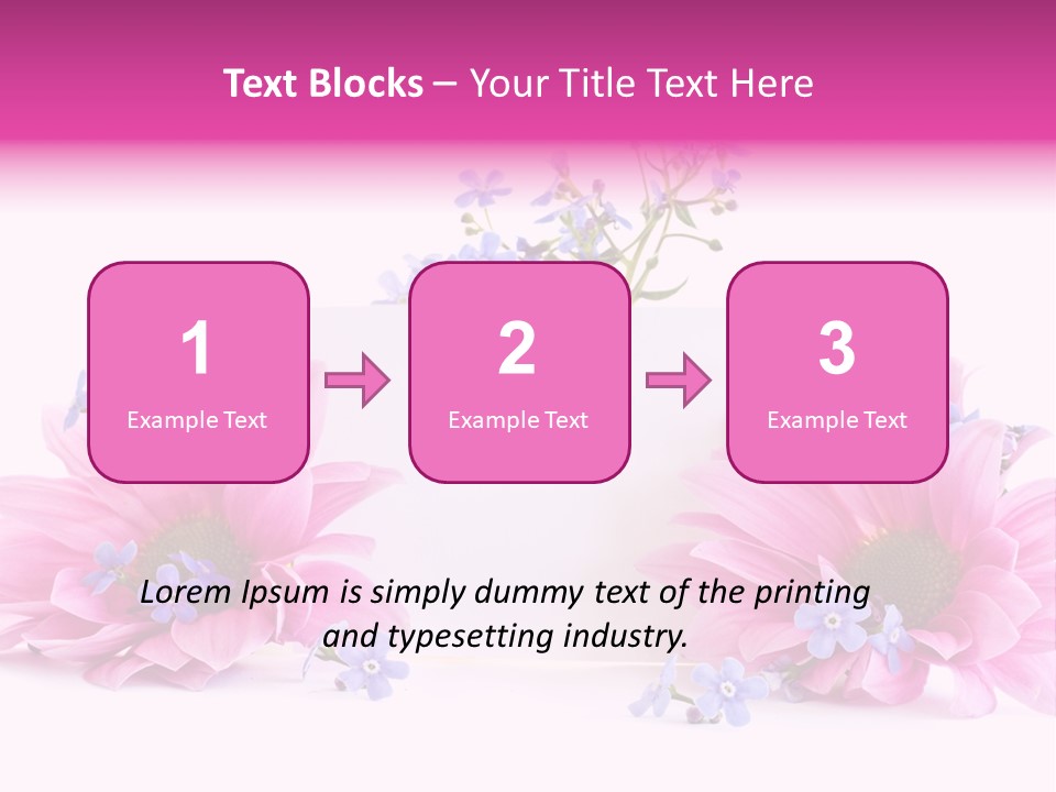 Background Bloom Bright PowerPoint Template