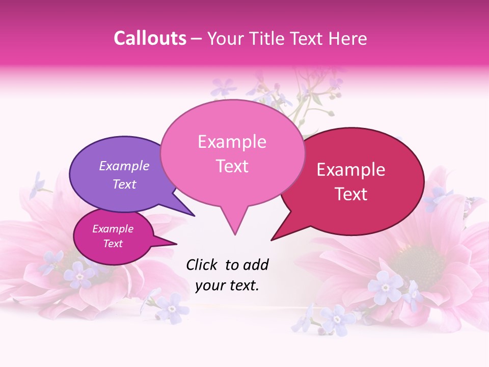 Background Bloom Bright PowerPoint Template