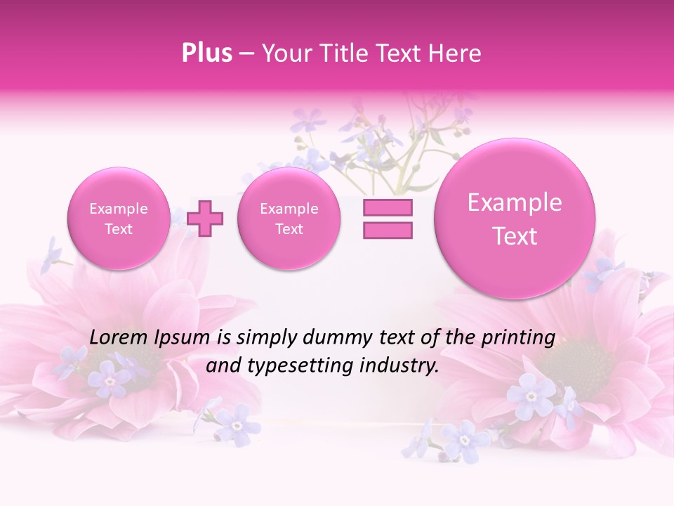 Background Bloom Bright PowerPoint Template